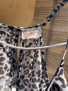 Sexy Grey Leopard Print Dress