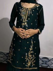 Embroidered Lengha Set