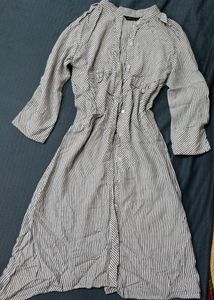 Stripped Kurti/Shrug