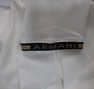Armani Exchange White Polo