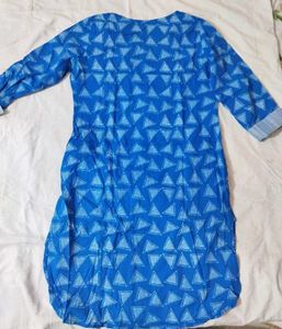 Blue printed Kurti