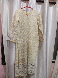 Chikankari Kurta With Trouser