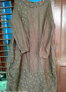 Floral Print Dress winter wear