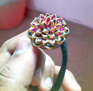 Hair Band 3d Kundan Work