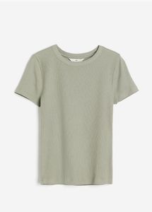 H&amp;m Ribbed Light Green