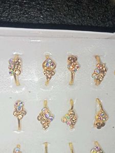 Vintage Rhinestone Rings Set