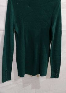 Stylish Green &amp; Grey Sweater