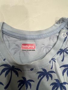 Blue Babyhug Tshirt For Kids
