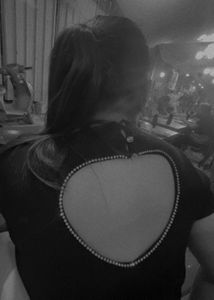 Black Embellished T-Shirt