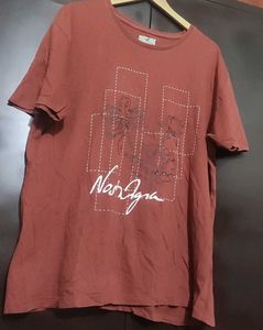 Burgundy Color T-shirt For Boy & Men 42 Chest