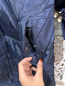 🎁Navy Longline Puffer Coat ()