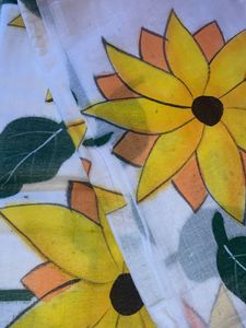Cotton HANDPRINTED Saree New