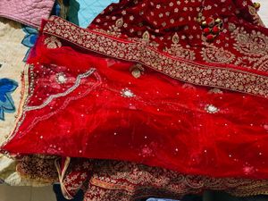 Red and Gold Bridal Lehenga