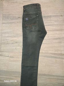 Stylish Gray Denim Jeans