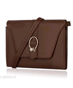 Brown sling bag