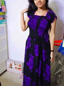 Hibiscus Print Women’s Tube Dress