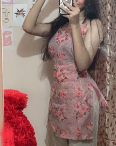 Floral Print Kurti/Top