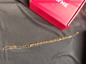 Gold Layered Beaded Necklace