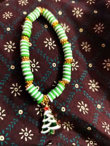 Christmas Tree Charm Bracelet