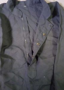 Grey Kurta with White Salwar +White Dupatta Clg Ds