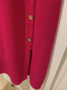 Magenta Midi Dress