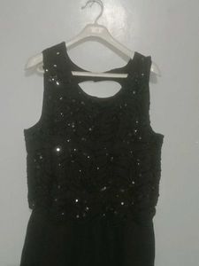 Beautiful Black Frock Dress