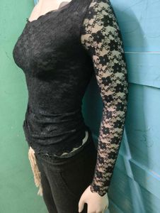 Lace Long Sleeve Top