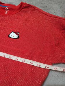 Hello Kitty Converse Tee🔥(limited Editions)