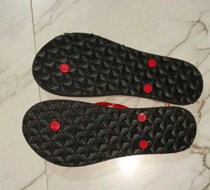 Red Two Soft Flip Flops