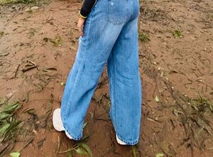 Blue Flared Jeans