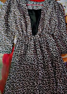 Tiger Print Midi