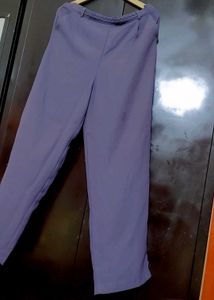 Levender Color Wide Leg Trouser Pant for 32 Waist