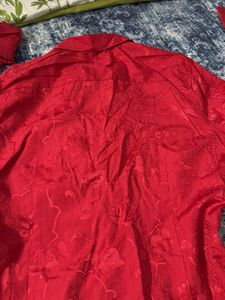 Red Patterned Shirt