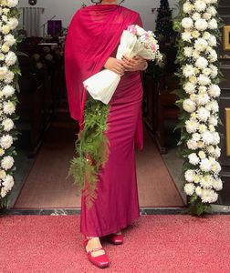 Red Dress With Stole