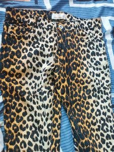 Cheetah Print Jeans
