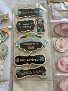 Baby Shower Sticker Set