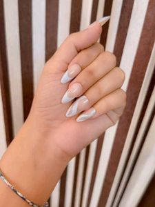 Long French Nails
