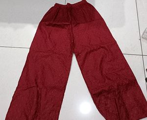 Embroidery Fabric Palazzo