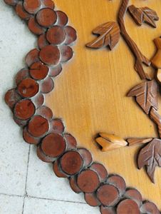 Wooden Heart Floral Wall Decor