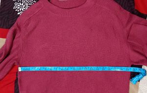 Burgundy Knit Sweater