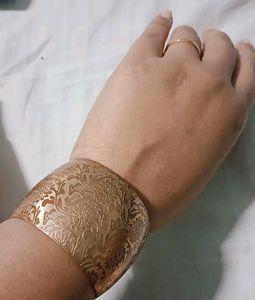 Beautiful Oxidised Brass Bangle