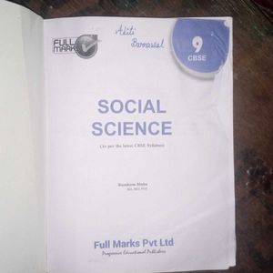 Class 9 Social Science Textbook