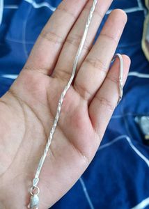 Real Silver Double Design Chain