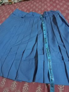 Blue Uniform Skirt For Girls