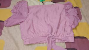 Crop Top Or Use With Blouse Totally New