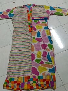 Cotton Multi Colour Kurti For Women
