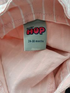 Baby Hop Peach Dungaree (Girls)