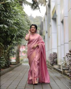 💞 Banarasi Soft Silk Saree .* 💞