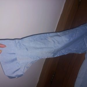 Wills Company Full Sleeve Light Blue Colour Shirt