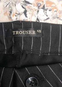 Striped Black Pants